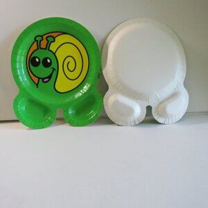 SNAIL ZOO PALS  Hefty paper plate (1 item) AUTHENIC original 2000s